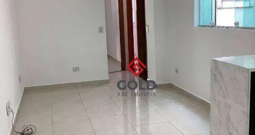 Cobertura com 2 dormitórios, 100 m² - venda por r$ 399.000,00 ou aluguel por r$ 2.350,00/mês - utinga - santo andré/sp