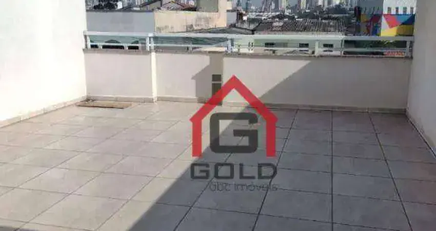 Cobertura com 2 dormitórios à venda, 120 m² por r$ 480.000,00 - utinga - santo andré/sp