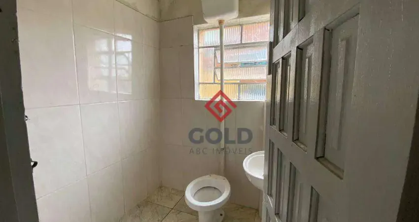 Casa com 1 dormitório para alugar, 45 m² por r$ 850,00/mês - parque joão ramalho - santo andré/sp