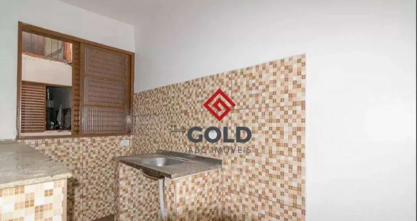 Kitnet com 1 dormitório para alugar, 21 m² por R$ 1.035,92/mês - Parque das Nações - Santo André/SP