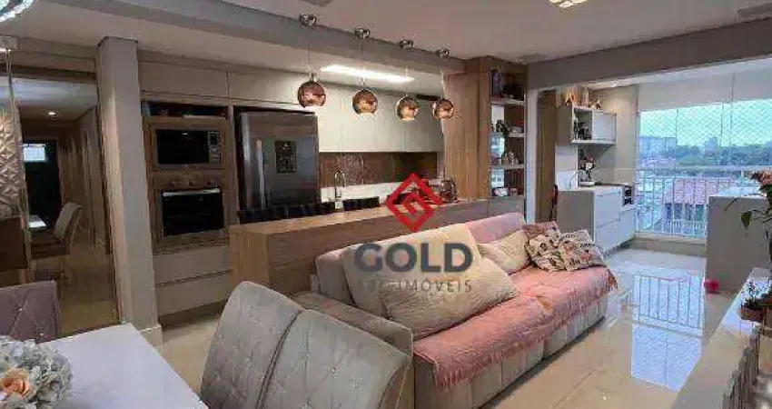 Apartamento com 3 dormitórios à venda, 90 m² por R$ 1.210.000,00 - Vila Apiaí - Santo André/SP