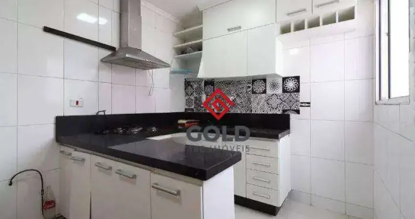 Cobertura com 2 dormitórios para alugar, 100 m² por r$ 2.242,00/mês - utinga - santo andré/sp