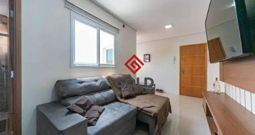 Apartamento com 2 dormitórios para alugar, 91 m² por r$ 3.462,00/mês - jardim teles de menezes - santo andré/sp
