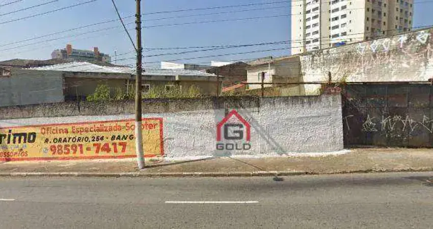 Terreno, 506 m² - venda por R$ 2.150.000,00 ou aluguel por R$ 5.000,00/mês - Jardim - Santo André/SP