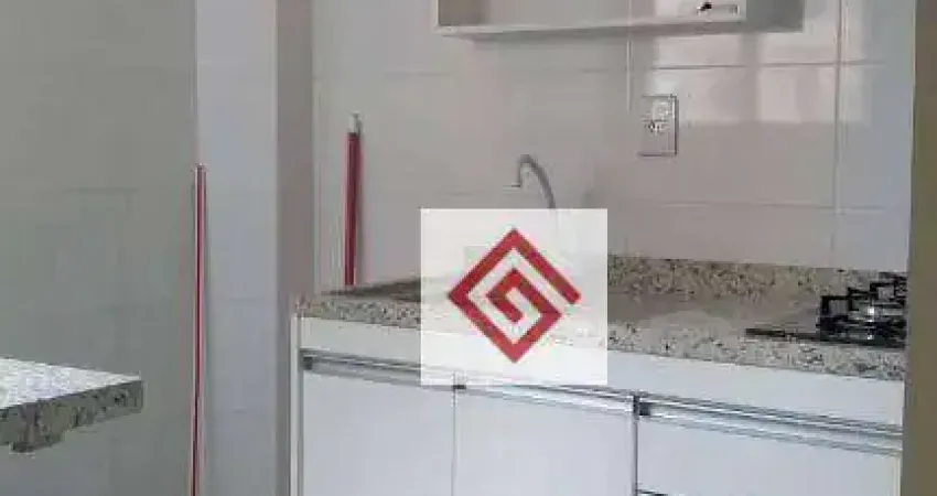 Apartamento com 2 dormitórios para alugar, 50 m² por R$ 2.605,92/mês - Campestre - Santo André/SP