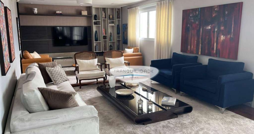 Apartamento com 4 dormitórios para alugar, 290 m² por r$ 19.430,00/mês - vila andrade - são paulo/sp