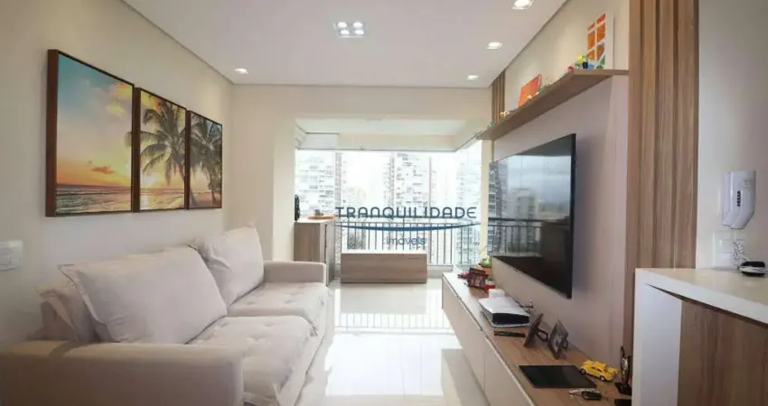 Apartamento com 2 dormitórios à venda, 74 m² por r$ 750.000 - jardim caboré - são paulo/sp