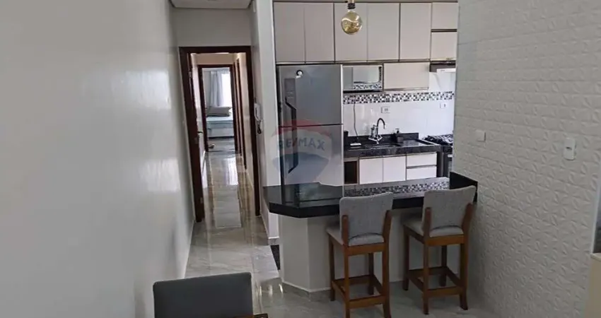 BELISSIMO APARTAMENTO MOBILIADO COM 02 DORMITORIOS-CANTO DO FORTE