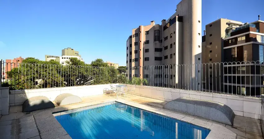 Cobertura exclusiva na melhor localização do Batel com Bigorrilho com piscina
