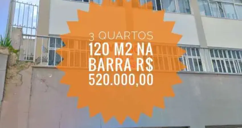 APARTAMENTO 3/4 À VENDA NA BARRA R$ 520.000,00 SALVADOR BA