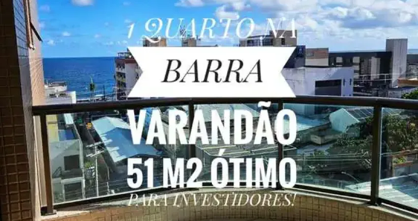 1 QUARTO 51 M2 VARANDÃO VISTA MAR R$ 790.000,00 SALVADOR BA