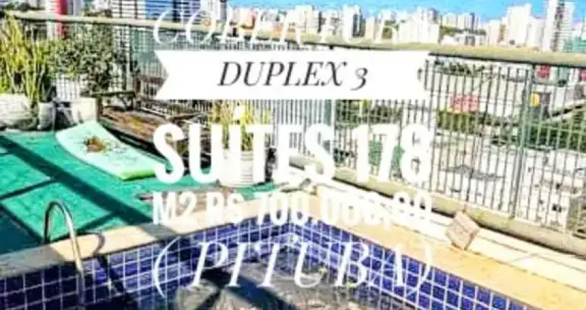 OPORTUNIDADE ÚNICA: Cobertura 3/4 na Pituba, Salvador-BA! 3 suítes, 178m², piscina no condomínio. Por R$700 mil!