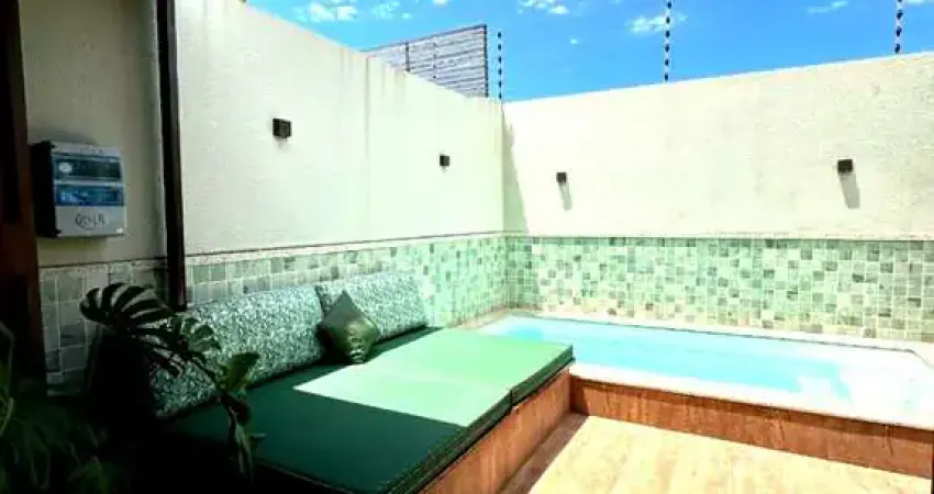 Imperdível! Casa de 2 suítes no Condomínio Gran Ville - Abrantes, Lauro de Freitas-BA. Aproveite: piscina, energia solar e armários planejados.