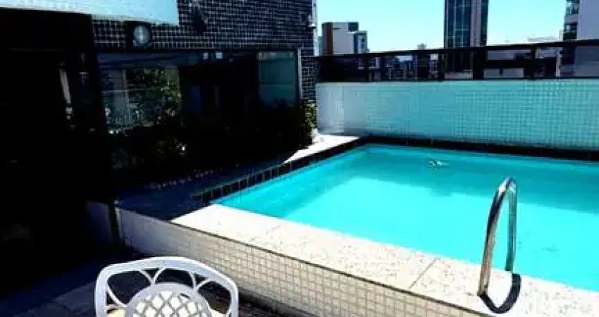 Aquárius - Cobertura 4/4, duas suítes na Pituba, Salvador-BA: luxo e conforto em 210m² com piscina, varandas e lazer completo!