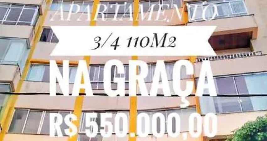 Apartamento com 3 Quartos na Graça - Salvador-BA  Suíte, Varanda, 110m²  Vaga de Garagem  Portaria 24h  Salão de Festas  Quadra  Agende sua Visita! 71-99144-4495