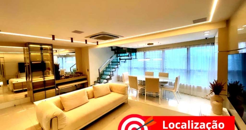 Luxuosa Cobertura Dúplex no Alphaville 1 Salvador: 3 Quartos, 1 Suíte, Mobiliada, 226m² - Imperdível!