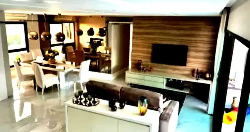 Apartamento de Luxo à Venda em Salvador-BA, Bairro Patamares: 3* SUÍTES - 166M² - Vista Clube - Mobiliado - Porteira Fechada