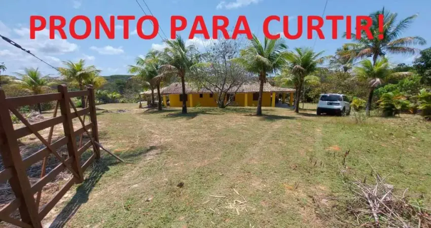 Venda de Sítio em Subauma, Salvador-BA: 3 Quartos, 1 Suíte, 2 Banheiros, 2 Vagas de Garagem, 150m² de Área. 80 mil m² de terreno, R$400 mil.