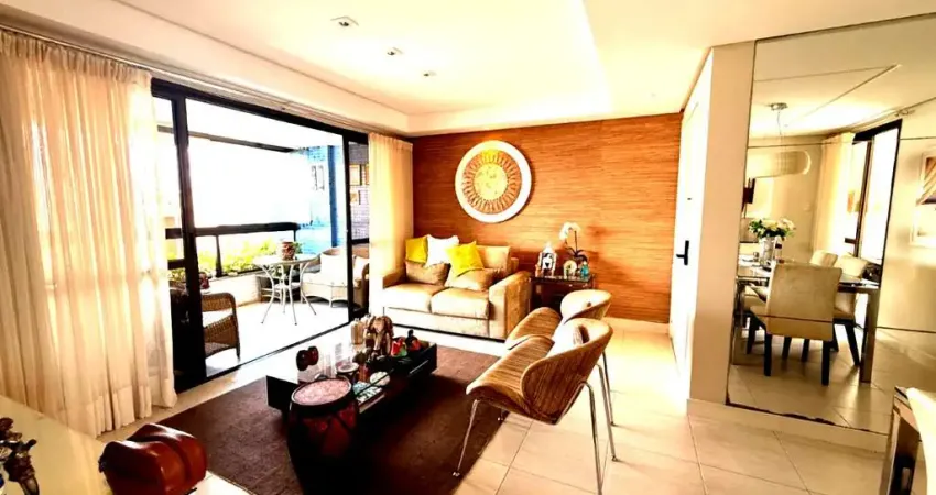 Apartamento de luxo com 3 quartos e 2 suítes no itaigara: 130m², 4 vagas de garagem - visite o decorado!