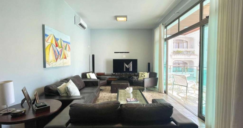 Apartamento com 3 dormitórios à venda, 180 m² por R$ 750.000,00 - Praia da Enseada - Guarujá/SP
