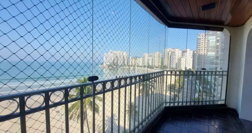 Apartamento com 4 dormitórios à venda, 215 m² por r$ 1.600.000,00 - praia das astúrias - guarujá/sp
