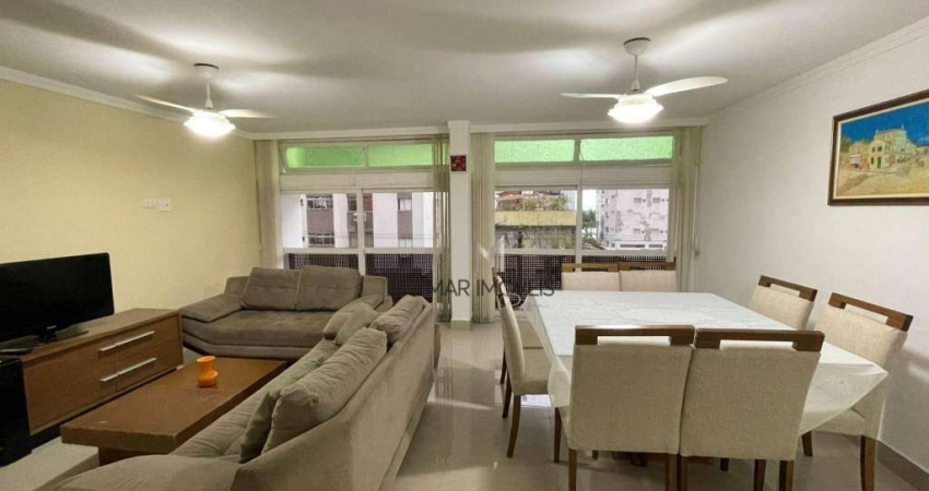 Apartamento com 3 dormitórios, 135 m² - venda por R$ 580.000,00 ou aluguel por R$ 5.800,00/mês - Pitangueiras - Guarujá/SP