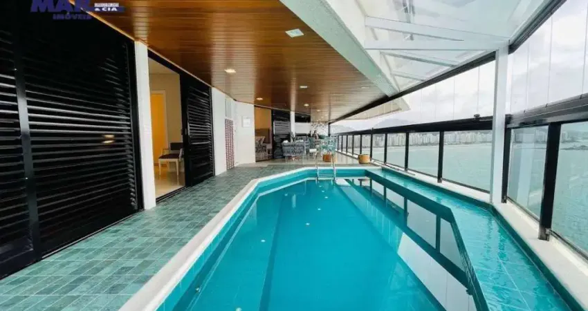 Apartamento com 4 dormitórios à venda, 360 m² por r$ 4.500.000,00 - praia das astúrias - guarujá/sp