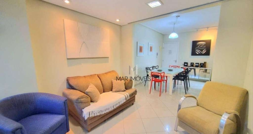 Apartamento com 1 dormitório à venda, 55 m² por R$ 319.000,00 - Pitangueiras - Guarujá/SP