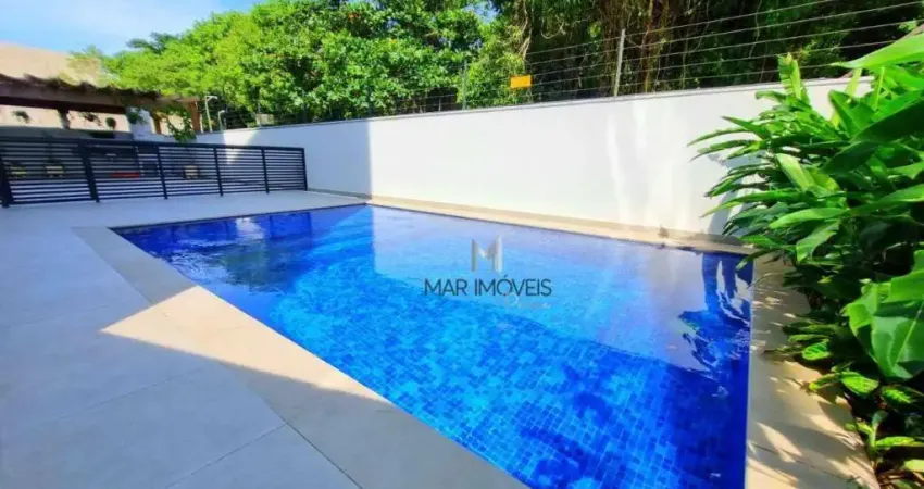 Studio com 1 dormitório, 48 m² - venda por r$ 550.000,00 ou aluguel por r$ 3.950,01/mês - praia de pernambuco - guarujá/sp