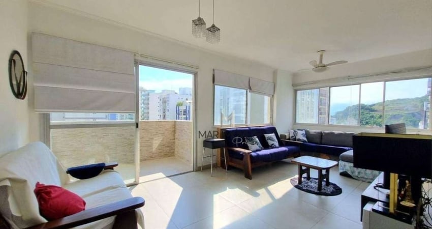 Apartamento com 3 dormitórios, 135 m² - venda por r$ 640.000,00 ou aluguel por r$ 4.500,02/mês - pitangueiras - guarujá/sp