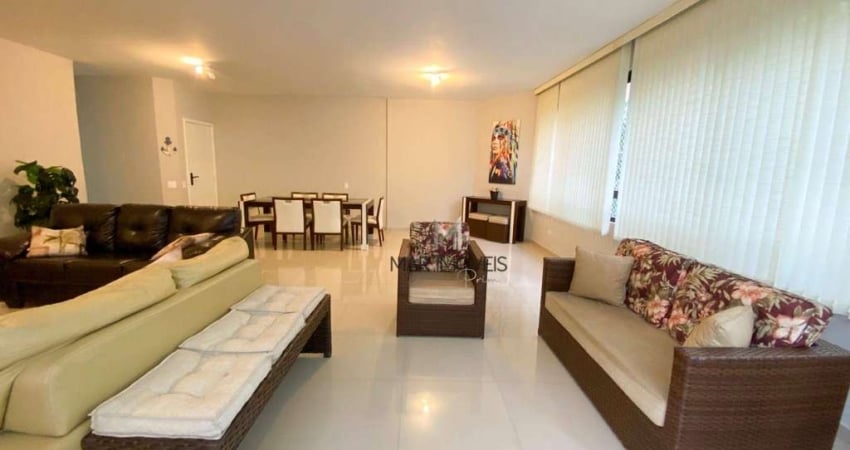 Apartamento com 3 dormitórios, 190 m² - venda por R$ 849.000,00 ou aluguel por R$ 0,03/mês - Pitangueiras - Guarujá/SP