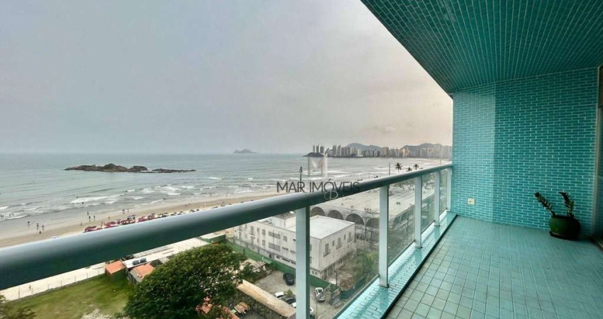 Apartamento com 4 dormitórios à venda, 190 m² por R$ 1.600.000,00 - Praia Pitangueiras - Guarujá/SP