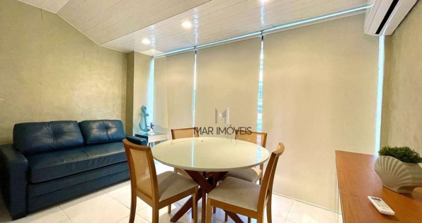 Flat com 2 dormitórios à venda, 70 m² por R$ 450.000,00 - Pitangueiras - Guarujá/SP