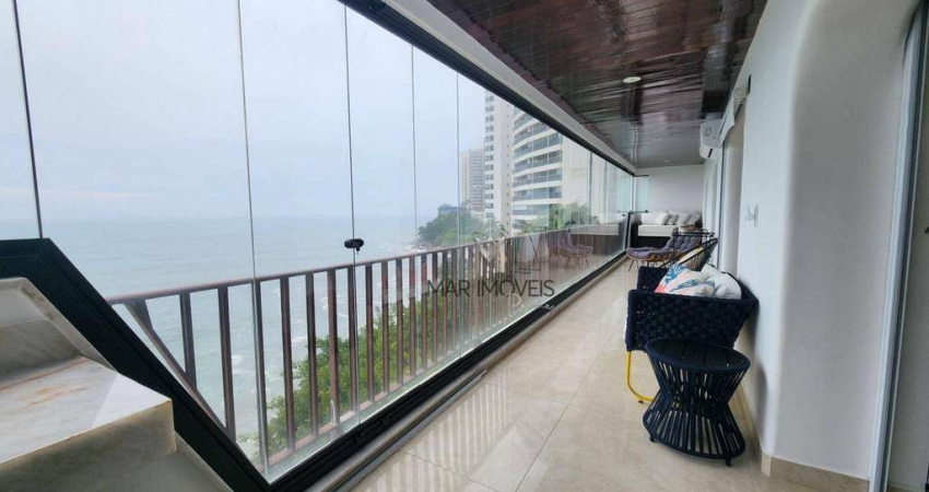 Apartamento com 3 dormitórios à venda, 155 m² por R$ 2.800.000,00 - Praia das Astúrias - Guarujá/SP