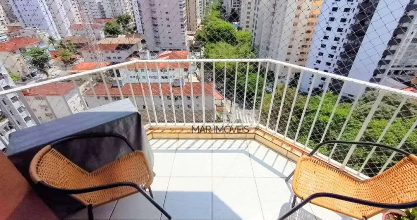 Apartamento com 3 dormitórios à venda, 125 m²- Praia das Pitangueiras - Guarujá/SP