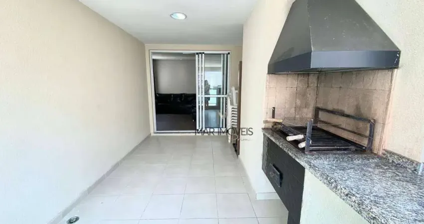 Apartamento com 3 dormitórios, 100 m² - venda por r$ 850.000,00 ou aluguel por r$ 6.000,02/mês - centro - guarujá/sp