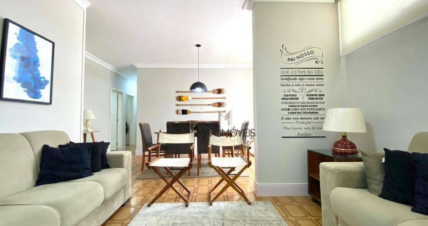 Apartamento com 4 dormitórios à venda, 107 m² por R$ 549.000,00 - Pitangueiras - Guarujá/SP