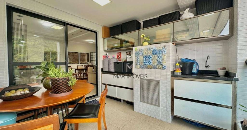 Apartamento com 3 dormitórios à venda, 110 m² por R$ 850.000,00 - Pitangueiras - Guarujá/SP