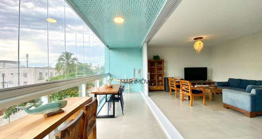 Apartamento com 4 dormitórios à venda, 190 m² por R$ 1.749.000,00 - Pitangueiras - Guarujá/SP