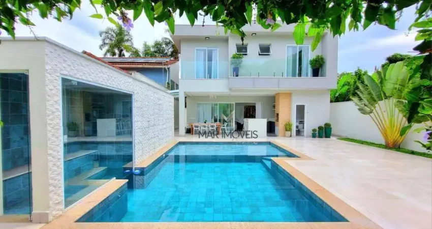 Casa com 4 dormitórios para alugar, 230 m² por R$ 9.800,00/mês - Praia do Pernambuco - Guarujá/SP