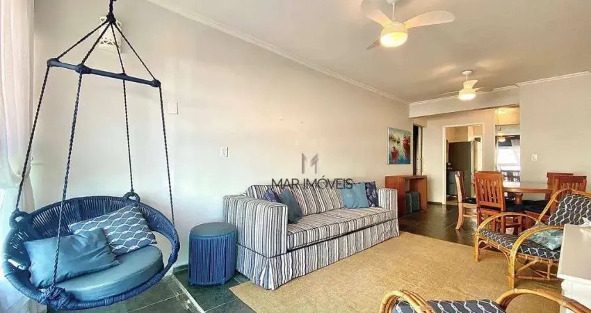 Apartamento com 3 dormitórios à venda, 110 m² por r$ 450.000,00 - enseada - guarujá/sp