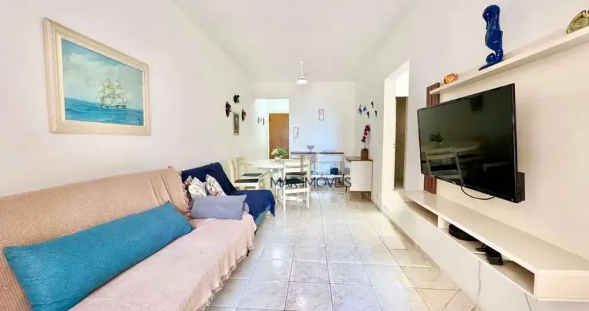 Apartamento com vista do mar, 2 dormitórios à venda, 80 m² por R$ 450.000 - Pitangueiras - Guarujá/SP