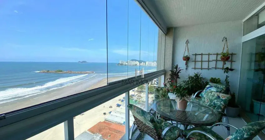 Apartamento com 3 dormitórios à venda, 190 m² por R$ 1.590.000,00 - Pitangueiras - Guarujá/SP