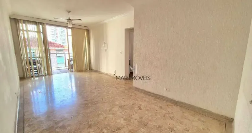 Apartamento com 3 dormitórios para alugar, 100 m² por R$ 4.200,02/mês - Pitangueiras - Guarujá/SP