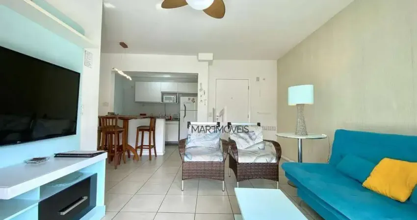 Apartamento com 2 dormitórios para alugar, 71 m² por R$ 5.000,02/mês - Pitangueiras - Guarujá/SP