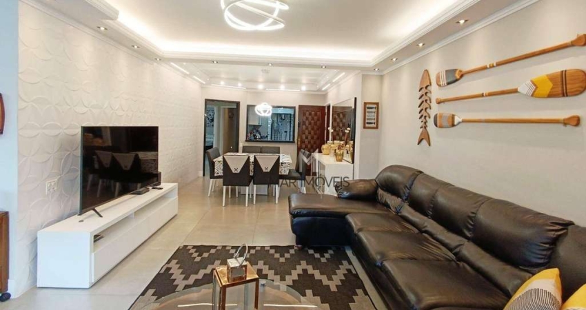 Apartamento com 4 dormitórios à venda, 167 m² - Praia da Enseada - Guarujá/SP