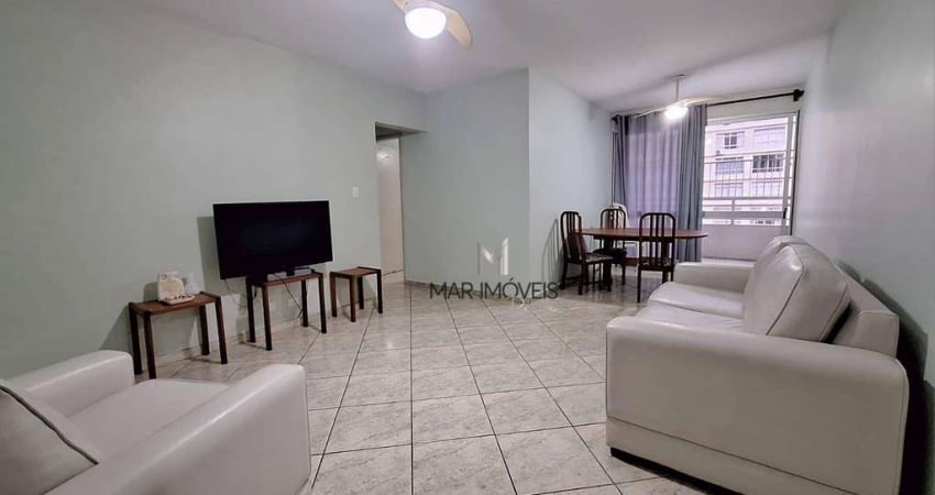 Apartamento para locação anual, Praia das Pitangueiras, com 03 dormitórios/mês - Centro - Guarujá/SP