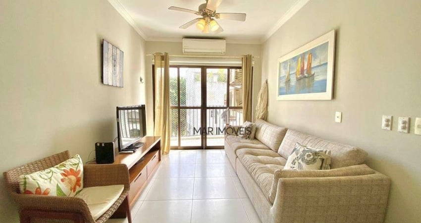 Apartamento com 2 dormitórios para alugar, 90 m² por R$ 4.000,02/mês - Tombo - Guarujá/SP