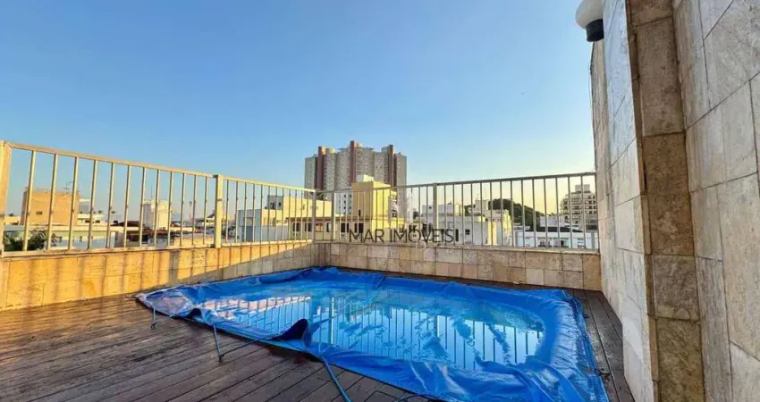 Cobertura com 4 dormitórios à venda, 260 m² por R$ 875.000 - Enseada - Guarujá/SP