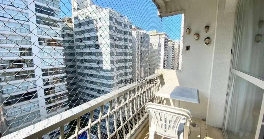Apartamento com 2 dormitórios à venda, 110 m² por r$ 460.000,00 - pitangueiras - guarujá/sp